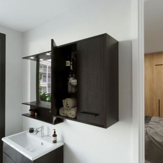 Шкаф навесной Бриклаер Чили 4627125415135 62 см венге